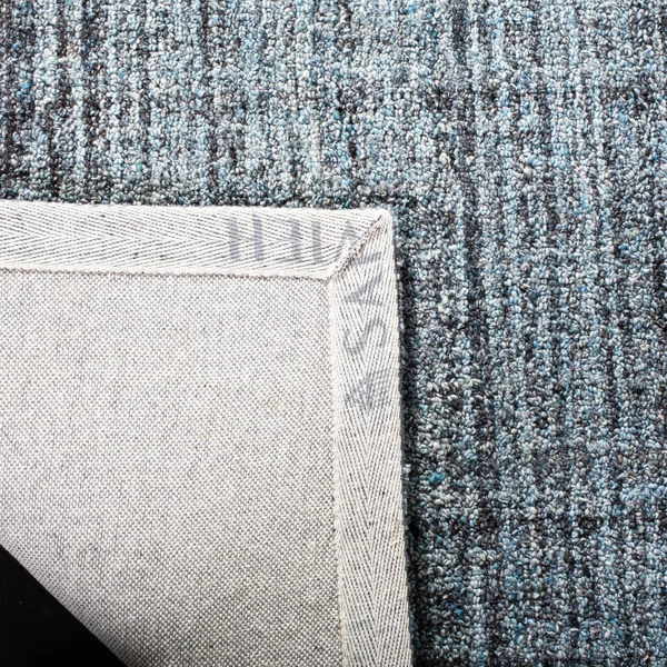 Safavieh 6& x 6& Round Abstract ABT604M Blue, Black Rug