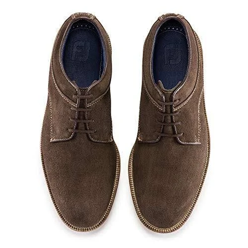 FootJoy Club Casuals Suede Shoes - Men - Brown - 7.5 Wide