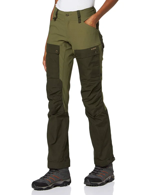 Fjallraven Women's Keb Trousers Deep Forest - Laurel Green 34