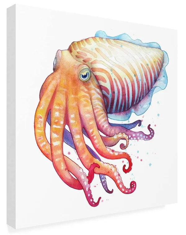 Trademark Art Sam Nage 'Cuttlefish' Canvas Art