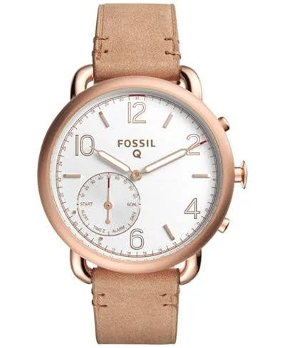 Fossil Q Tailor Gen 2 Women's Leather Hybrid Smartwatch - Light Brown