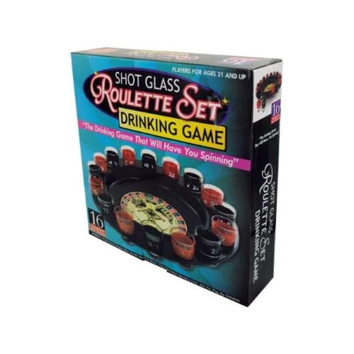 Bulk Buys UU492-4 Roulette Drinking Game - 4 Piece