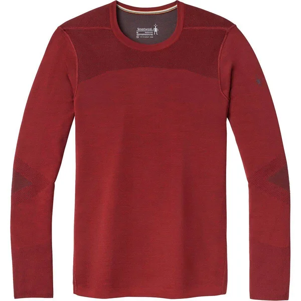 Smartwool Men's Intraknit Merino 200 Crew - Small - Tibetan Red - Forged Iron