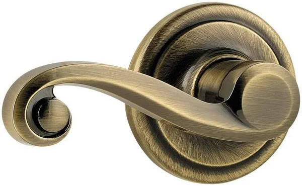 Kwikset 967LLRH-15SV1 Right Hand Lido Lever Interior Double Cylinder Handleset Trim SmartKey Satin Nickel Finish