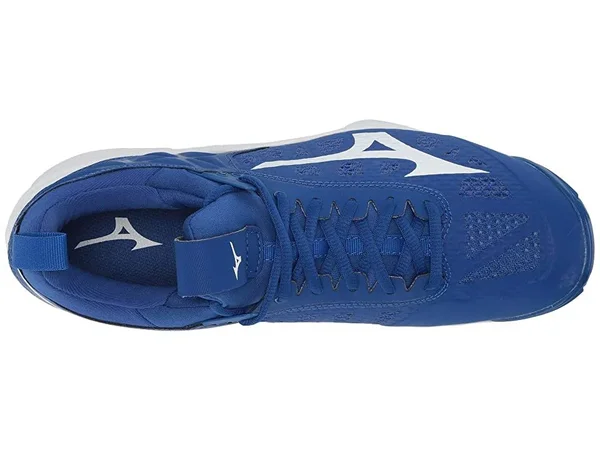 Mizuno Wave Momentum Men's Volleyball Shoes-Blue/White - Size: 9.5