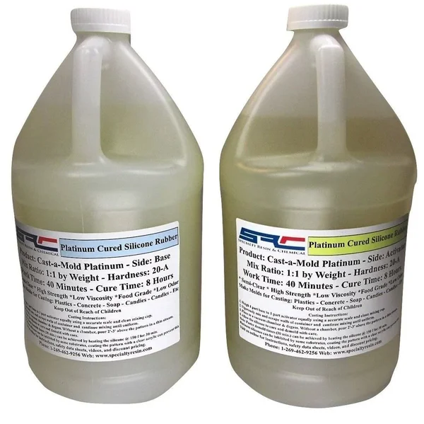 Cast-a-Mold Platinum Food Grade Silicone Rubber (2 Gallons)