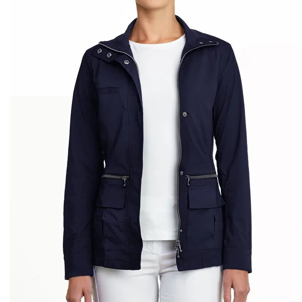 Anatomie Kenya Jacket in Navy, Size Medium, Bandier