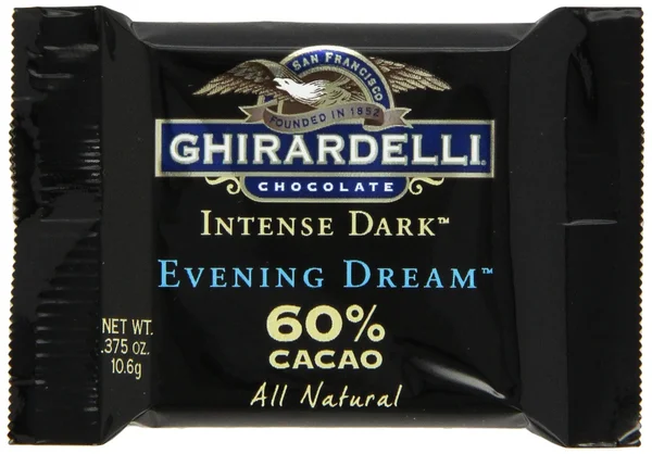 Ghirardelli Intense Dark Chocolate 60% Cacao Squares Case Pack - 540 ct