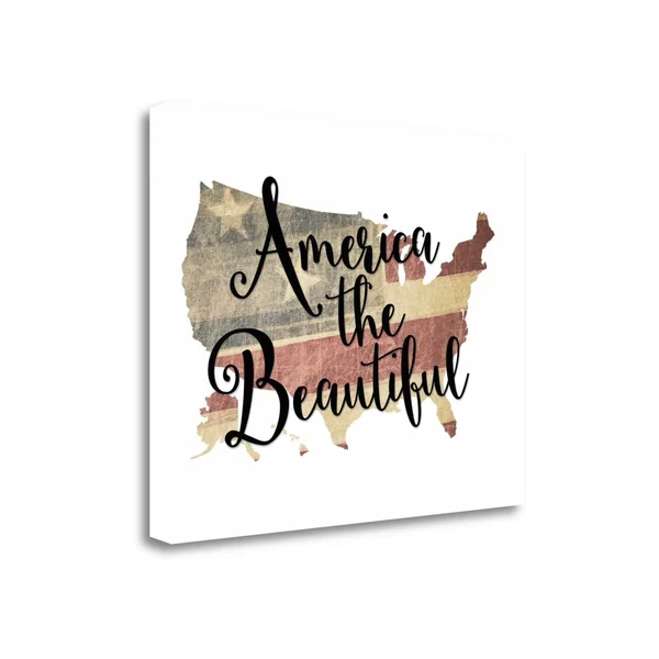 22x22 x 28x22 America The Beautiful by Tara Moss Fine Art Giclee Print