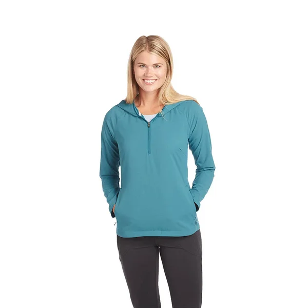 Kuhl Bandita 1/2 Zip Pullover Women's, Lagoon, Size S