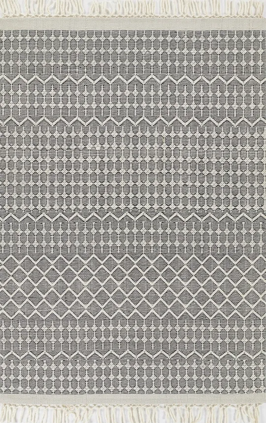 Momeni Ember EMR-1 Area Rug, 5' x 8' - Black
