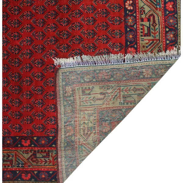Noori Rug Vintage Joyce Red/Grey Runner - 3&9x22 x 10&5x22