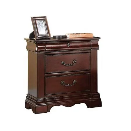 Astoria Grand Weathersby 3 Drawer Nightstand