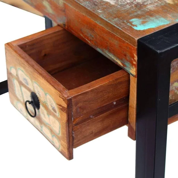 vidaXL Desk Solid Reclaimed Wood