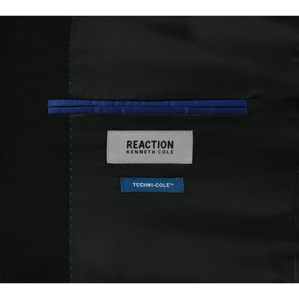 Kenneth Cole Reaction Black Suit SEPARATE Coat - 42S