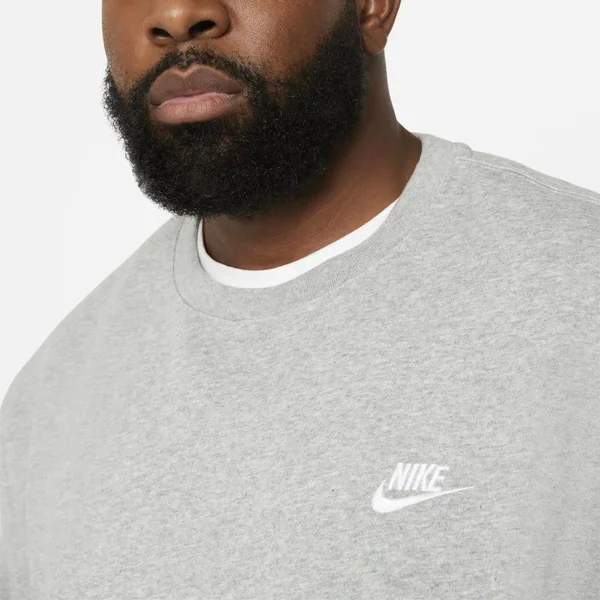 Nike Sportswear Club Crew Sweatshirt - Dark Grey Heather - Medium