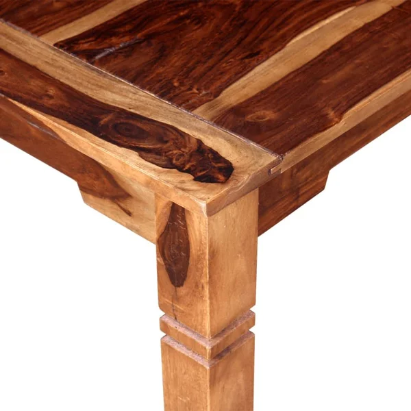 vidaXL Dining Table Solid Sheesham Wood 47.2x22x23.6x22x30x22
