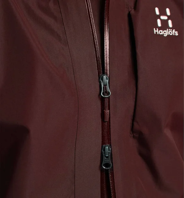 Haglofs Rubus GTX Jacket Women Maroon Red M Jacket Ladies - Women
