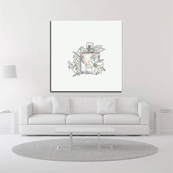 Tangletown Fine Art 14x22 x 14x22 Perfume VI by Incado Print on Canvas