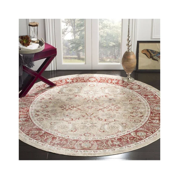 Safavieh Windsor Lucia Framed Floral Rug, Beige