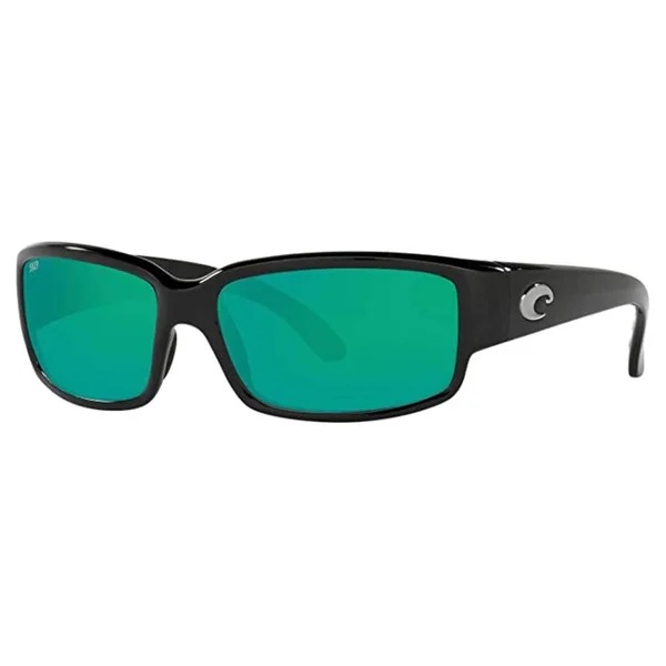 Costa Del Mar CL 11 OGMP Caballito Sunglasses Black Green Mirror 580p Plastic