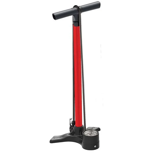 Lezyne Macro Floor Drive Dual Valve Floor Pump Red