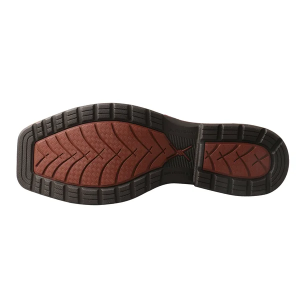 Twisted x Men's MLCA005 Lite Cowboy Alloy Toe Work Boot - Brown/Flash Red Leather