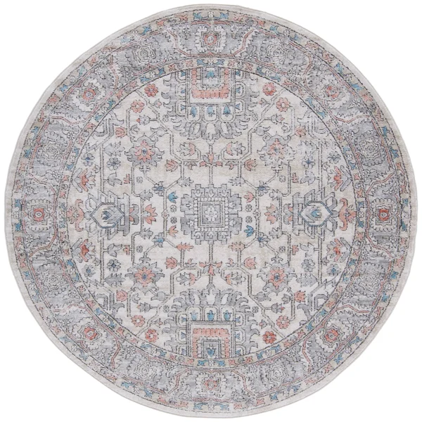 Safavieh Oregon Rug Collection ORE877M - Light Blue - Ivory - 8& x 10&