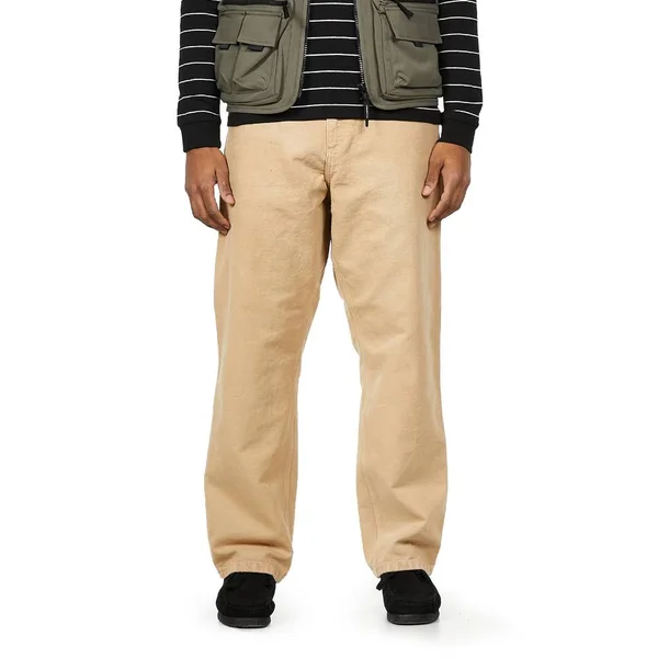 Carhartt WIP Single Knee Pant Dearborn Canvas, 12 oz - Dusty H Brown Worn Canvas - 38/34 - Men