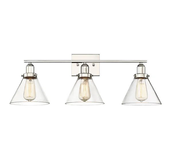 Savoy House 8-9130-3-109 - Drake 3 Light Bath Bar - Polished Nickel