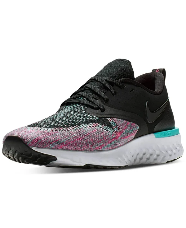 Nike Women's Odyssey React Flyknit 2 Running Shoes, Black - Size 7.0