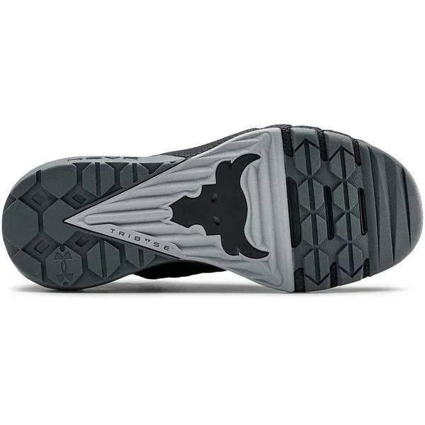 Under Armour Project Rock 3 Black/Grey Men's Training Shoes, Size: 9.5
