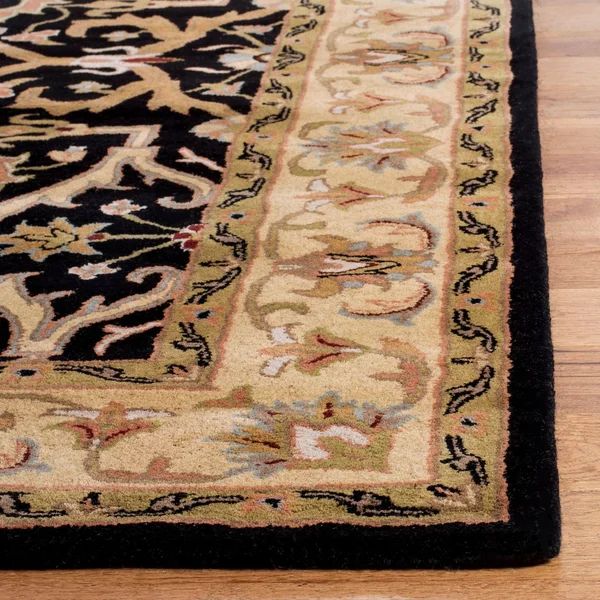 Safavieh Heritage HG644A Area Rug - Charcoal/Beige, Size: 5& x 8&