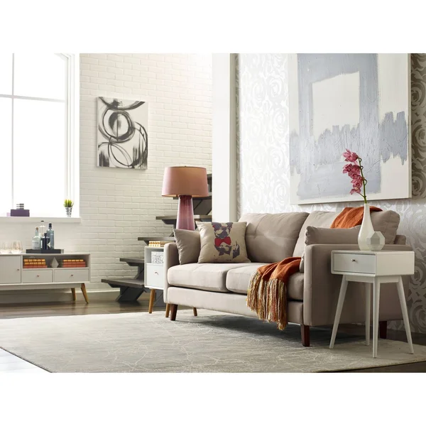 Elle Decor Lilou Media CONSOLE, French White