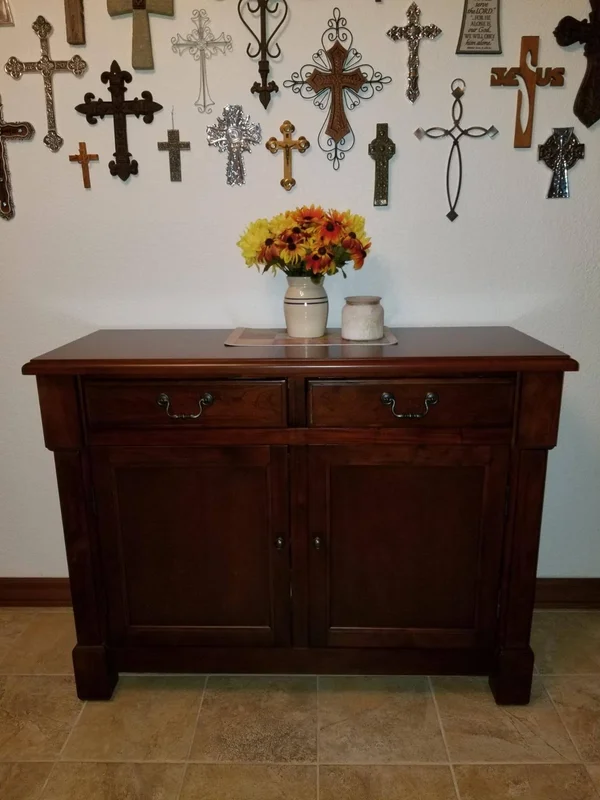 Home Styles 5520-61 36x22 Aspen Buffet, Rustic Cherry