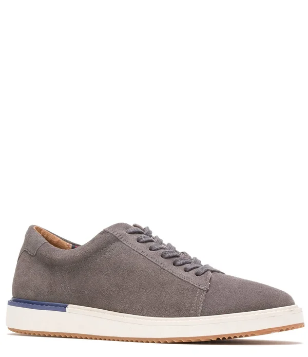 Hush Puppies Men's Heath Sneaker Dark Grey Suede 13