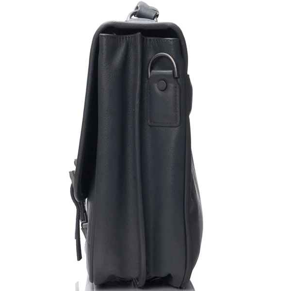 Alpine Swiss Genuine Leather 15.6” Laptop Briefcase Flap Over Messenger Bag - 16" x 12.5" x 4"