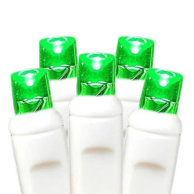 The Holiday Aisle Commercial Grade Christmas LED Net Light Set - 4' x 6', Green, White WIRE, 100 Light The Holiday Aisle Color: G