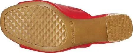 Women's Aerosoles Erie Heeled Slide - Size: 8, Red