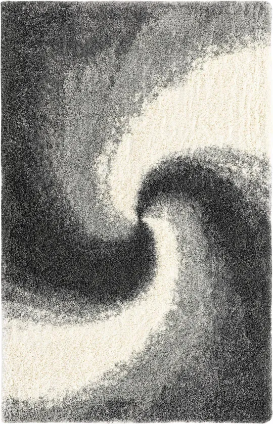 Soft Touch Shag Smoke Gray 5x8 Area Rug