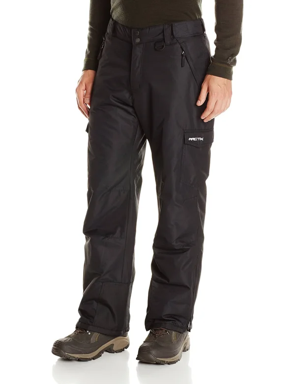 Arctix Men's Cargo Snow Pants, Medium, Black