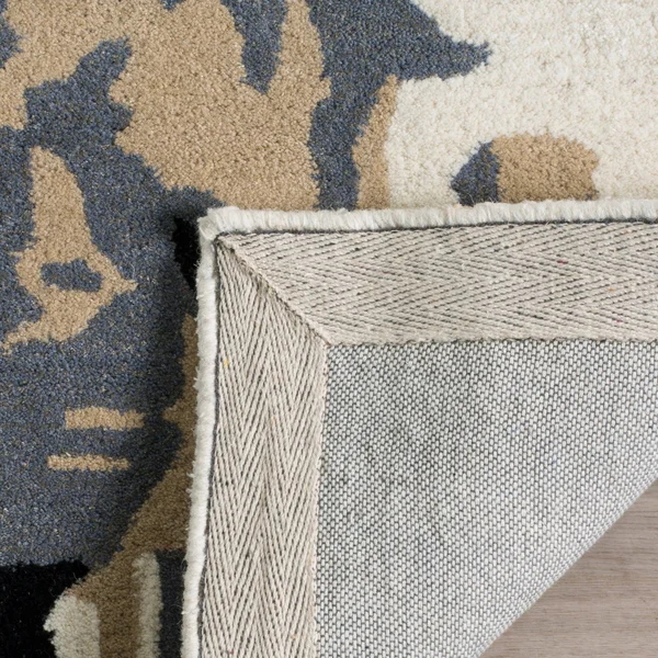 Safavieh Bella BEL117A 2&3x22 x 9&0x22 Runner Ivory, Grey Area Rug