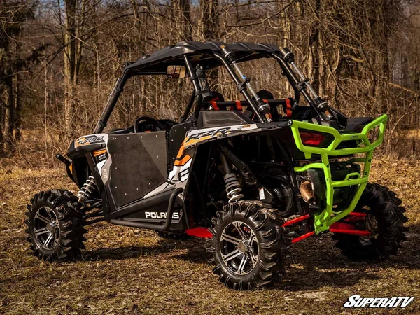 SuperATV Polaris RZR XP 1000 Rear Bumper - 2014-2018, No, Lime Squeeze