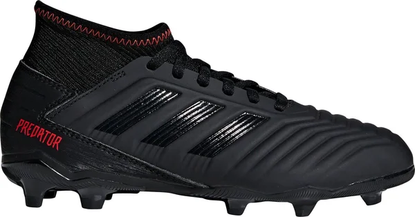 Adidas Youth Predator 19.3 FG Soccer Cleats – Black