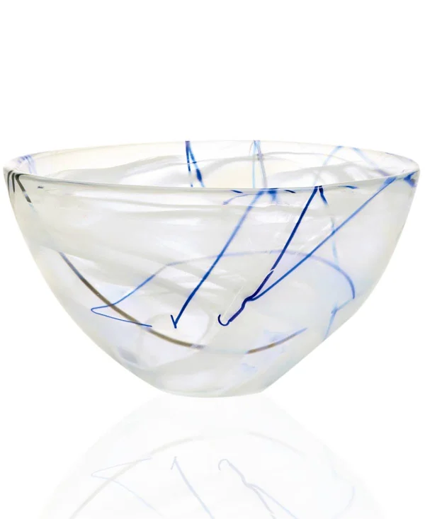 Kosta Boda Contrast Bowl Medium White