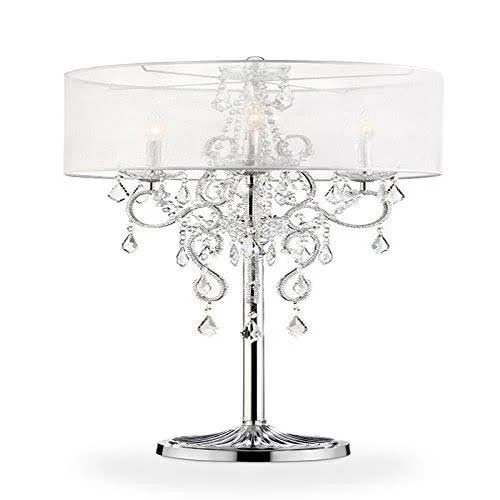 Ore International K-5153F Floor Lamp - Crystal