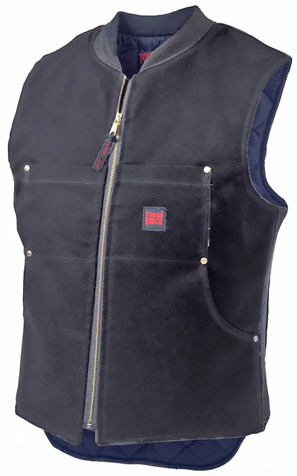 Tough Duck Adult Quilt Lined Vest Black 3XL
