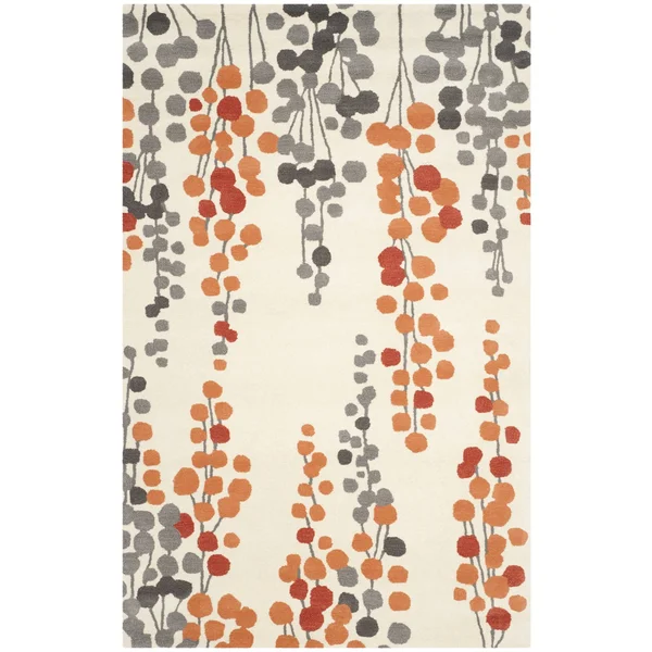 Safavieh Soho SOH338B Area Rug Beige/Orange 6& x 6& Square