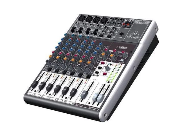 Behringer 12-Input 2-Bus Mixer, XENYX/EQ 1204USB w/ Pro DJ Bundle