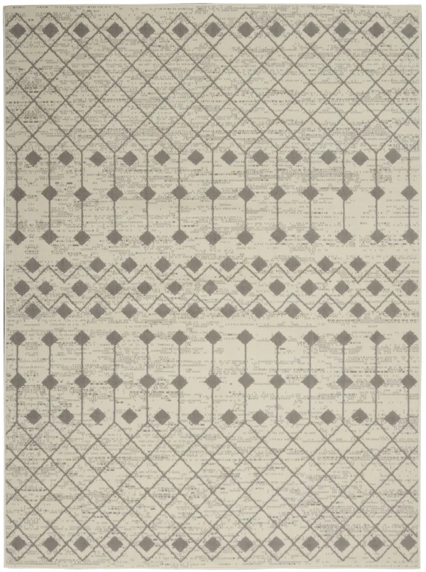 Nourison Grafix GRF37 Area Rug, Grey, 8&6x22x12&